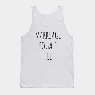 MARRIAGE EQUALI TEE Tank Top